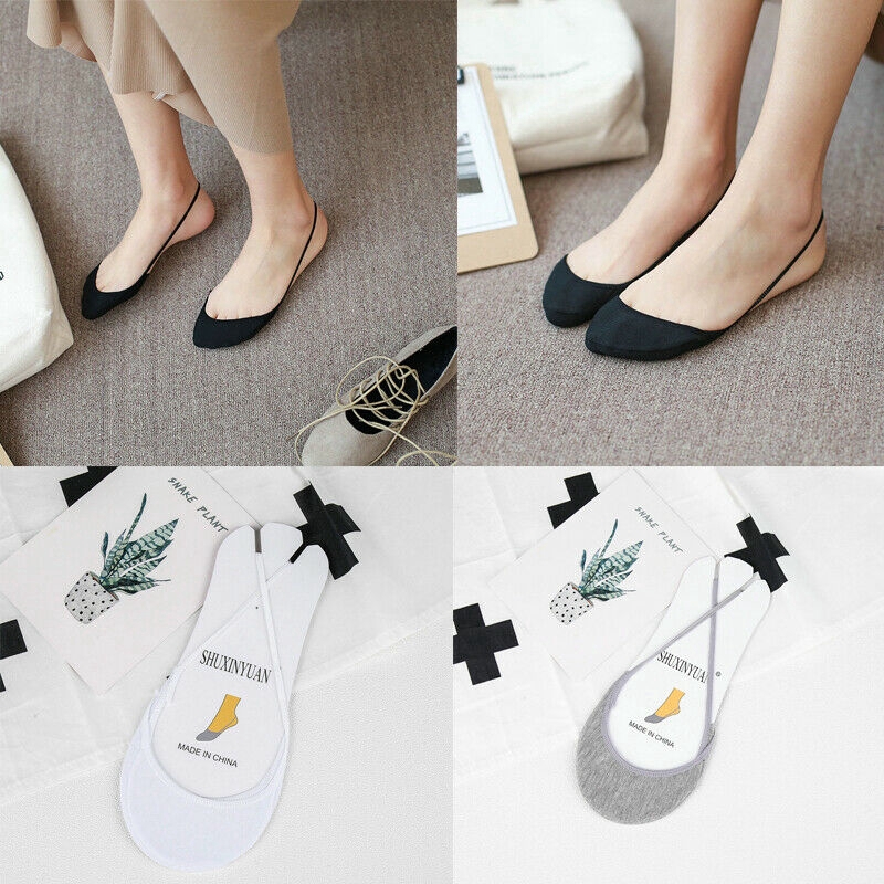 Đôi vớ thuyền in họa tiết cô gái múa ba lê xinh xắn dành cho nữ