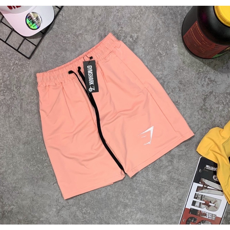 [sale sốc] quần short gym nam GYMSHARK,quần short thun nam nỉ cotton da cá cao cấp.