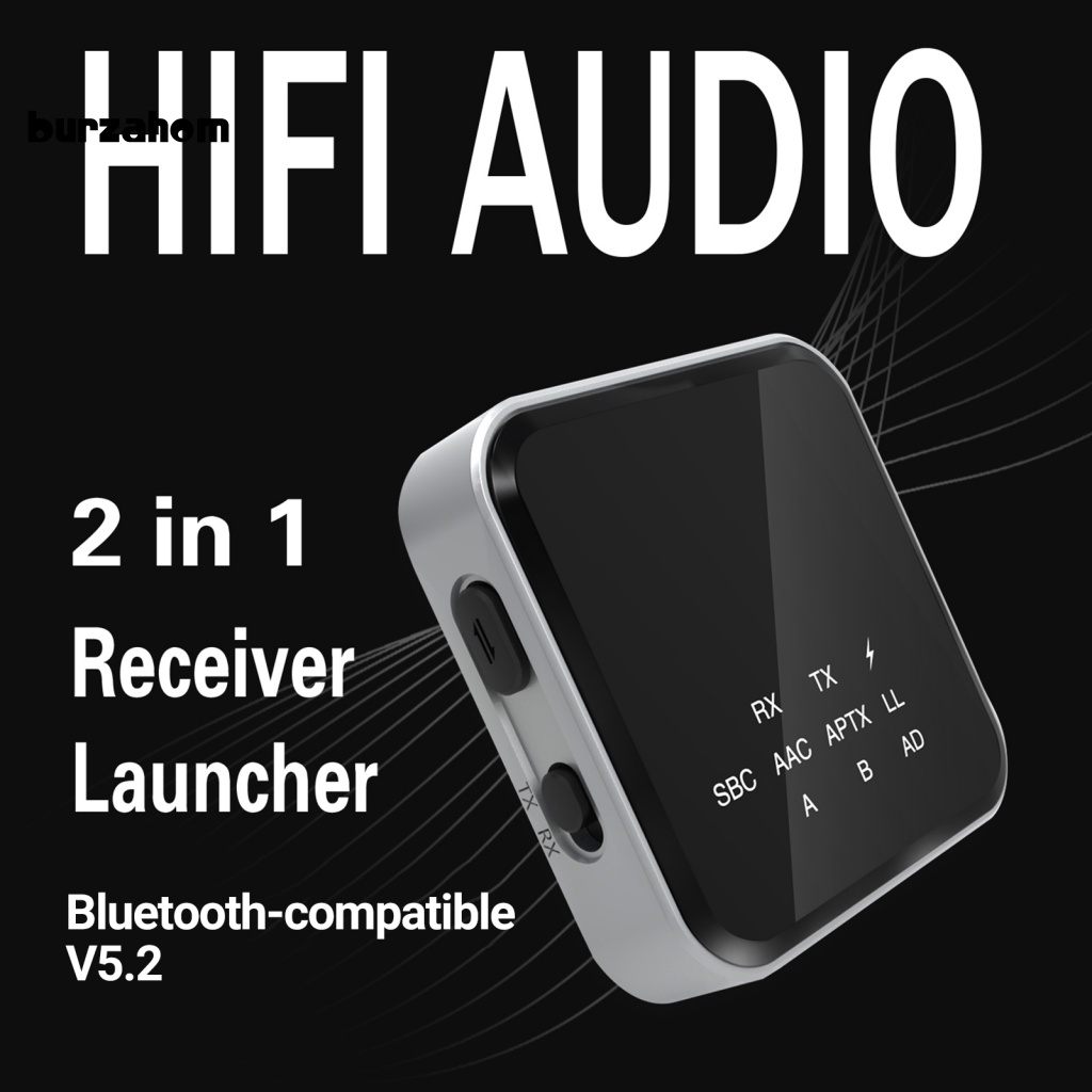 Thiết Bị Truyền Nhận Tín Hiệu Bluetooth Không Dây Gọn Nhẹ 5.2 3.5mm Cho Loa