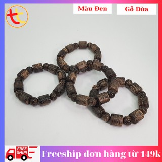 Chuỗi Vòng Đeo Tay Bằng Gỗ Dừa, Chuỗi Hạt Gỗ Dừa, Chuỗi Gỗ