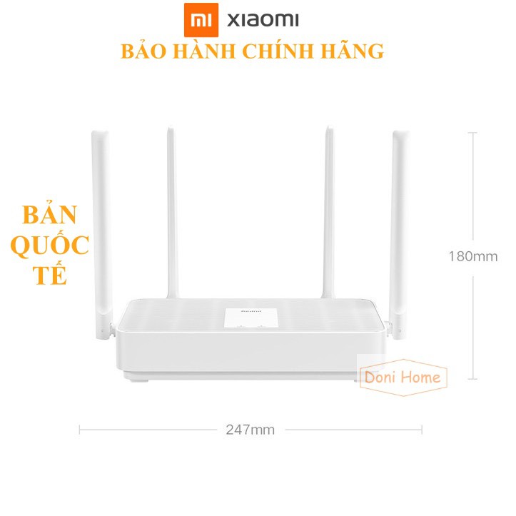 [QUỐC TẾ]Router Wifi 6 Xiaomi AX1800 RA67- Fullbox- BH 6 tháng
