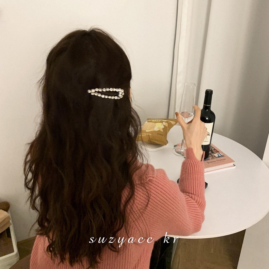 Kẹp Tóc Đính Đá Phong Cách Thời Trang 2022