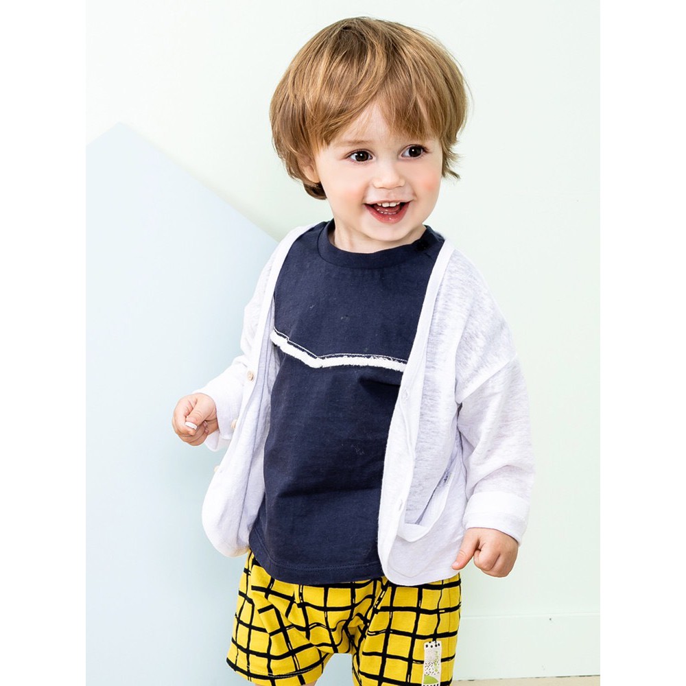 Áo khoác cardigan cotton xước 2 túi PIM-PO-LLO. HA0629 (4 màu)