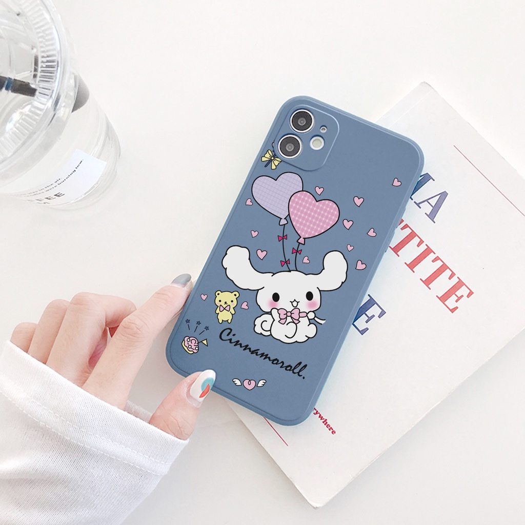 Ốp lưng iphone Thỏ tai dài cạnh vuông 6/6plus/6s/6splus/7/7plus/8/8plus/x/xr/xs/11/12/13/pro/max/plus/promax