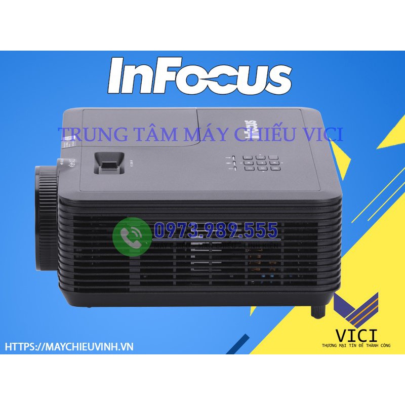 Máy Chiếu Đa Năng Infocus P130. Máy Chiếu Mới Bảo Hành Chính Hãng, Cường Độ Sáng Cao, Độ Phân Giải SVGA
