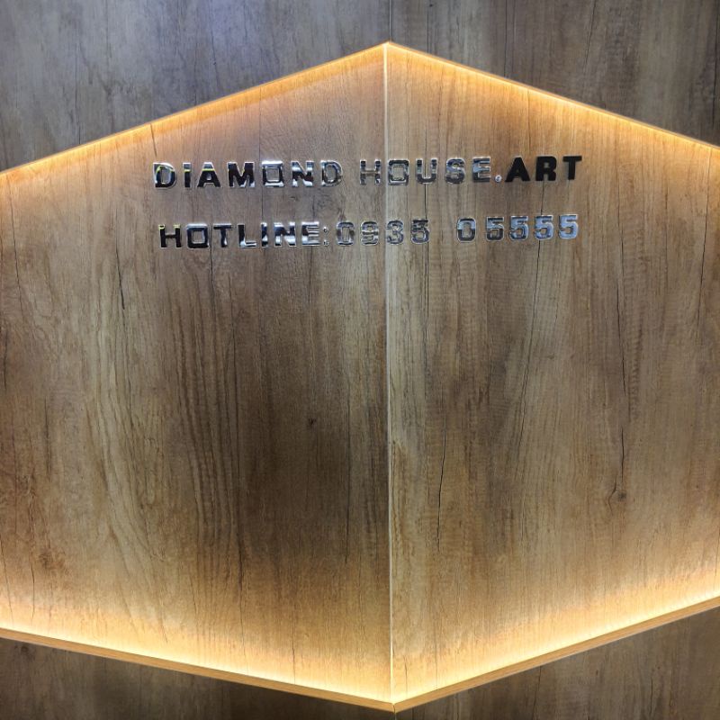 Gương tranh nghệ thuật Diamond House Art Design phôi Bỉ