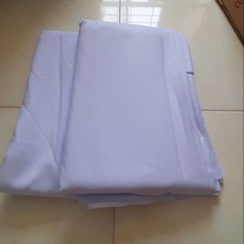 Vải kate Silk trắng chuyên may đồng phục học sinh, may ga, vỏ gối khách sạn phòng mạch.