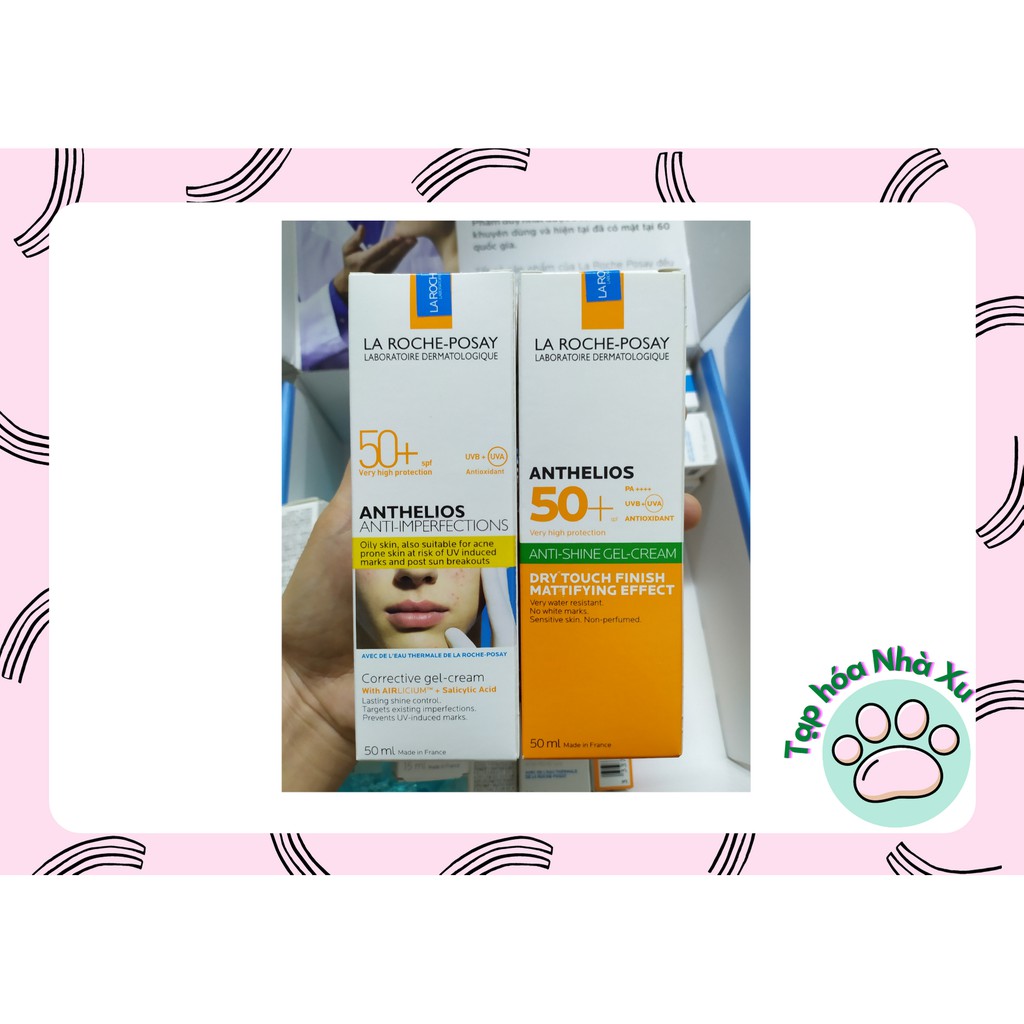 Kem Chống Nắng La Roche Posay Anti-shine Gel-Cream SPF50 Cho Da Dầu, Nhạy Cảm