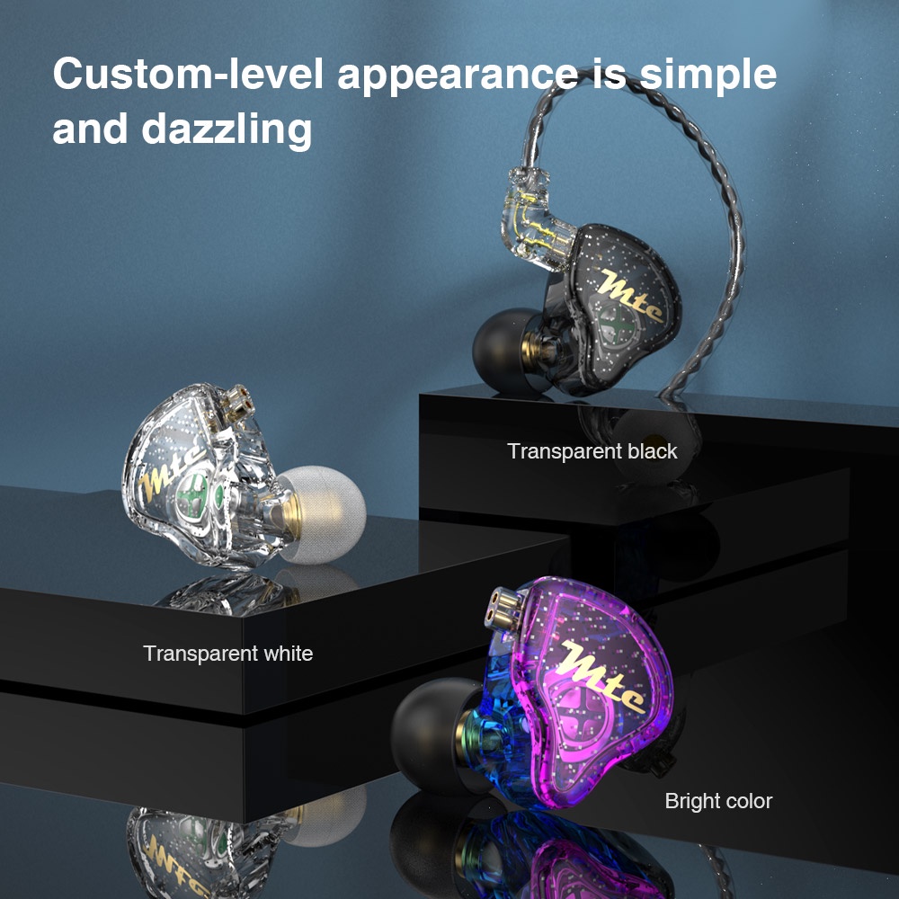 TRN MTE Tai nghe nhét tai kim loại âm thanh hifi Trn cs2 vxpro ta1 m10 mt1