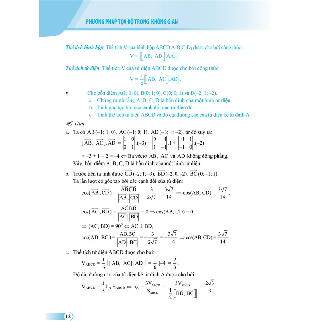 Sách - Phương Pháp Giải Các Dạng Toán Thpt - Phương Pháp Tọa Độ Trong Không Gian
