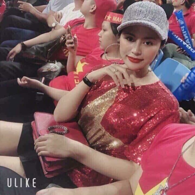 Áo cổ vũ bóng đá Kim sa