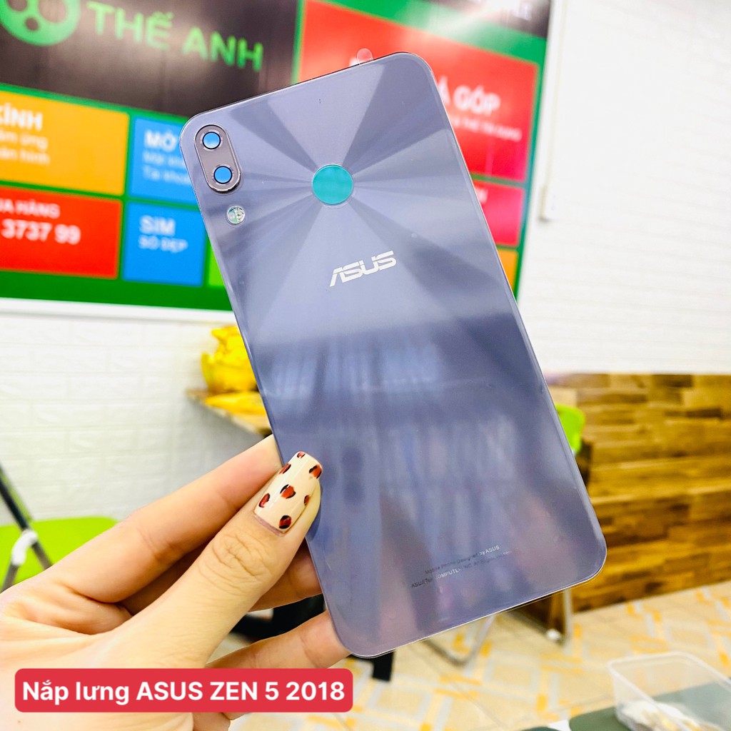 Nắp lưng Điện thoại Asus Zenfone 5 2018, mặt kính lưng ZE620KL, ZF620KL linh kiện đẹp 9/10 zin đổi trả