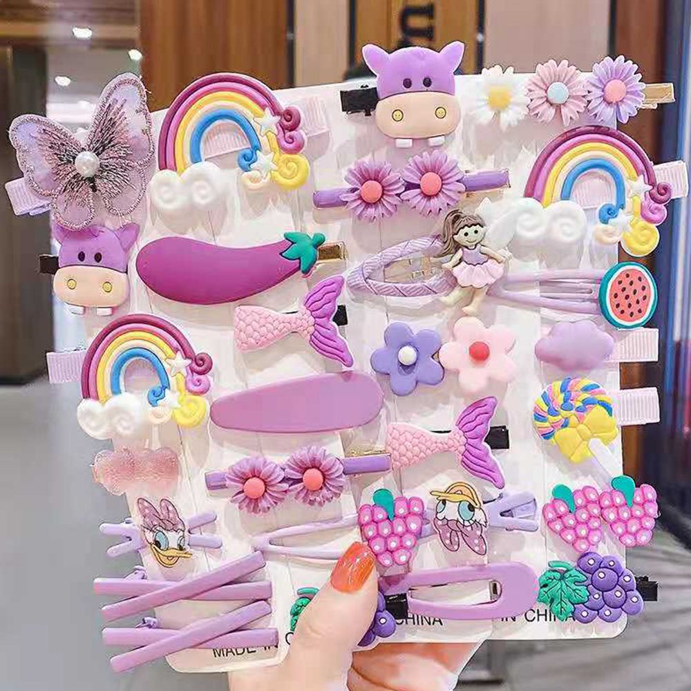 Kẹp Tóc Đính Hoa Dễ Thương Thời Trang Mùa Hè Cho Bé Gái