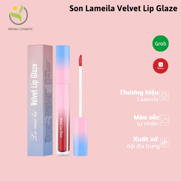 💙KÈM QUÀ TẶNG💙Son Lameila Velvet Lip Glaze nội địa Trung son lâu trôi son có dưỡng son môi đẹp son môi học sinh TAYOKA