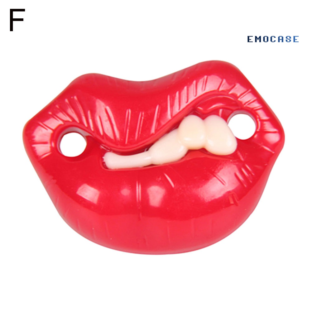 Núm Ti Giả Miệng To Cho Bé Ngậm Mọc Răng