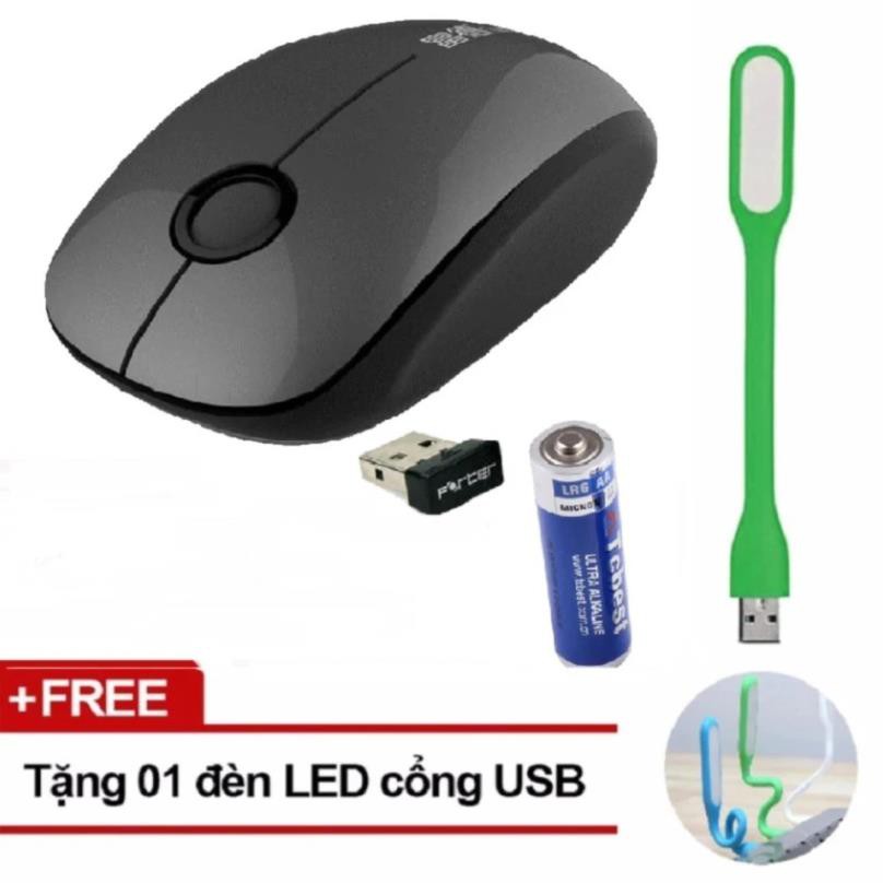 Freeship 50k Chuột không dây Forter V189 tặng đèn led usb siêu sáng -dc221