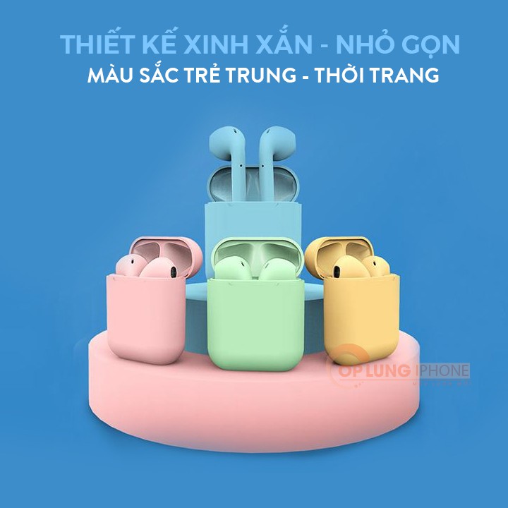 (Được Chọn Màu)Tai nghe Bluetooth i12 , Tai Nghe i12 Không Dây Inpods 12 TWS 5.0 Phiên Bản Quốc Tế-Phụ Kiện Tomato