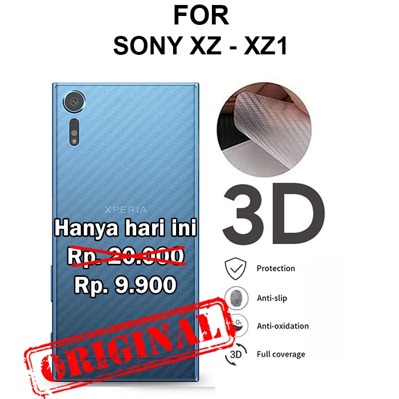 Miếng Dán Lưng Điện Thoại Bằng Sợi Carbon Chống Trầy Cho Sony Xperia Xz Xzs - Xz1