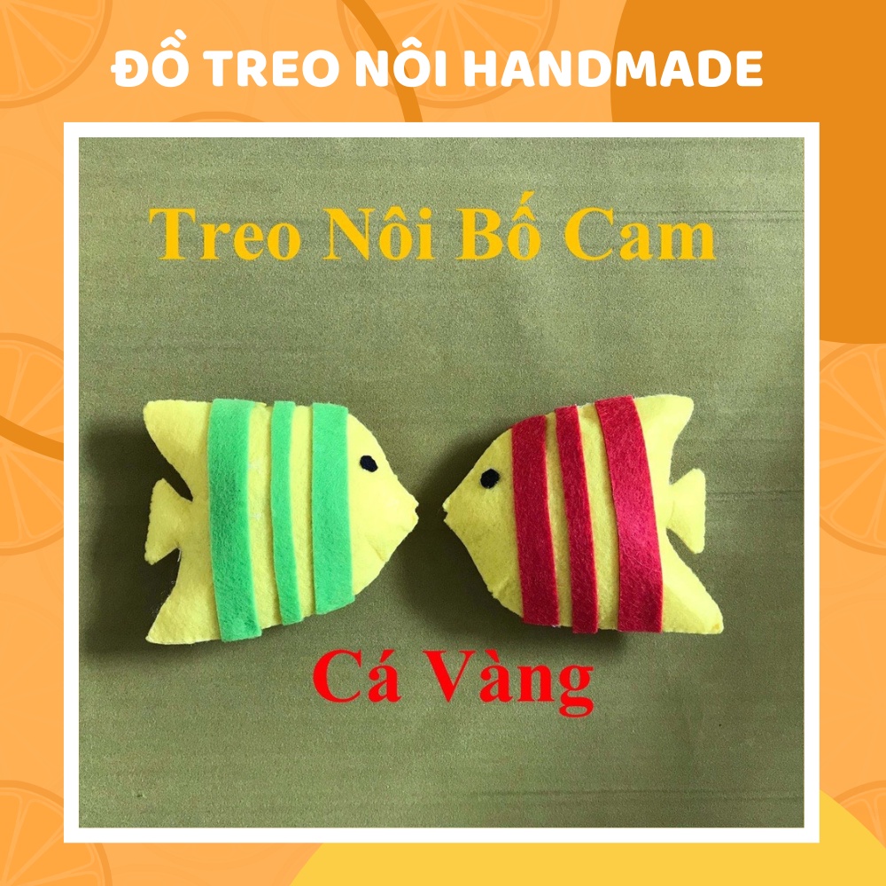 Đồ Treo Nôi Handmade Các Loại Cá Nhiều Màu Sắc Dễ Thương