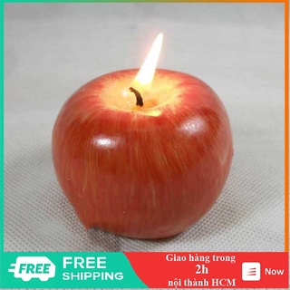 Nến sáp thơm hình trái táo trang trí đẹp - GD0017