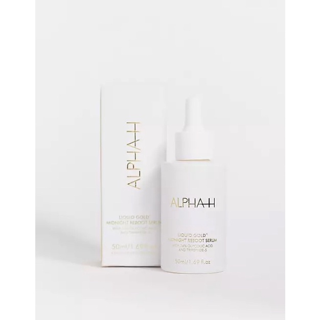 Tinh chất dưỡng chống lão hoá Alpha - H Liquid Gold Midnight Reboot Serum  Age-defying night serum