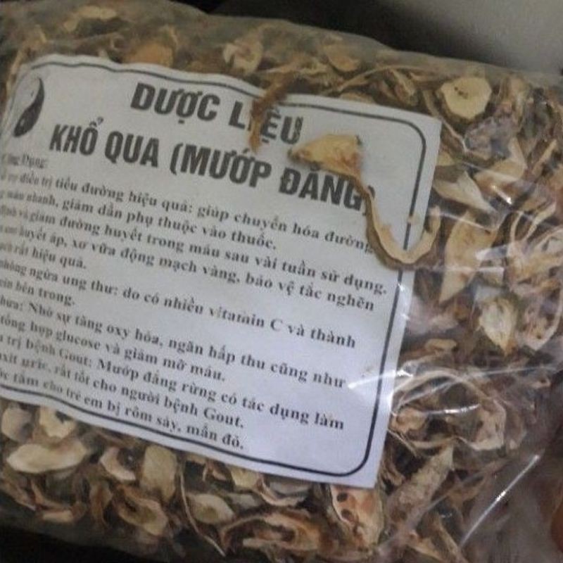 Mướp đắng sấy khô ( khổ qua ) gói 1kg trị tiểu đường, mụn nhọt