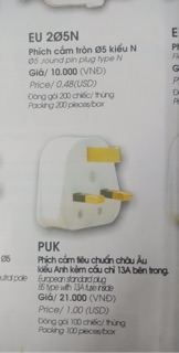 Phích cắm 3 chân panasonic