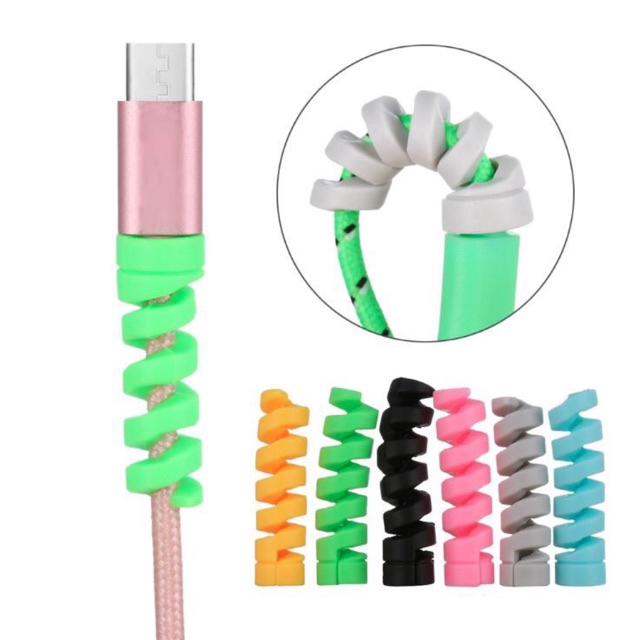5 vỏ cuộn bảo vệ cáp sạc thích hợp cho mọi loại dây cáp