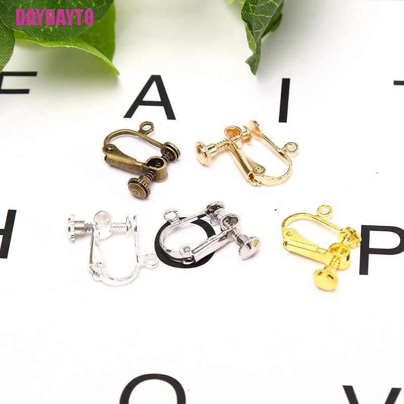 Set 10 Móc Kẹp Bông Tai DIY Tiện Dụng