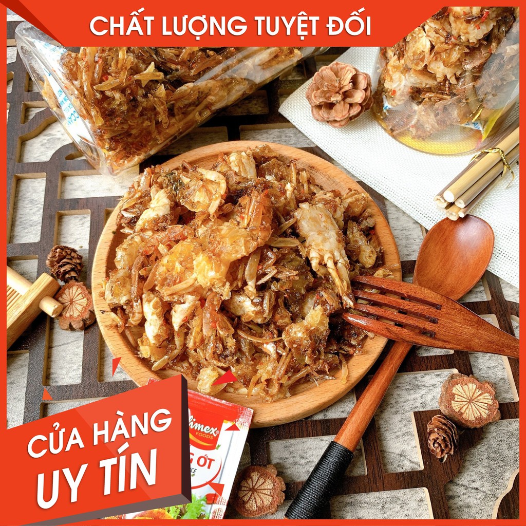 [ Deal Sốc Tặng 1 Cơm Cháy ] Ghẹ Sữa Rim Hũ 250gr Siêu Ngon Ăn Là Mê Ngay - Ăn Vặt 86