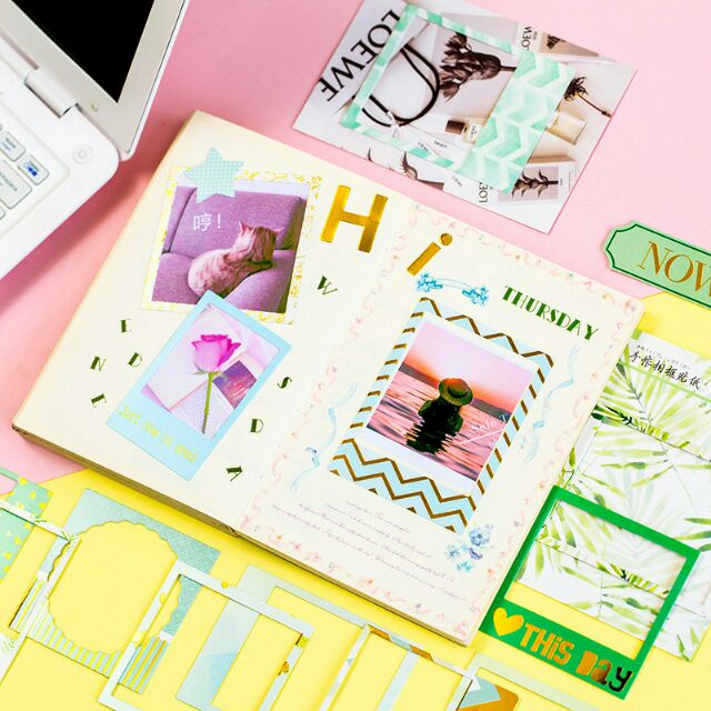 Túi sticker khung ảnh trang trí sổ
