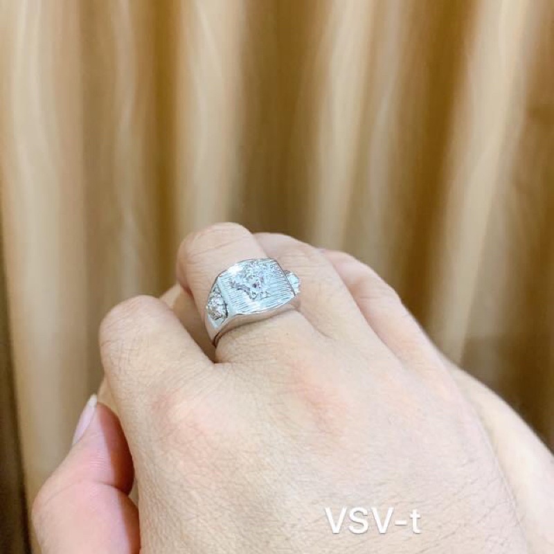 nhẫn nam xi kim ver sac