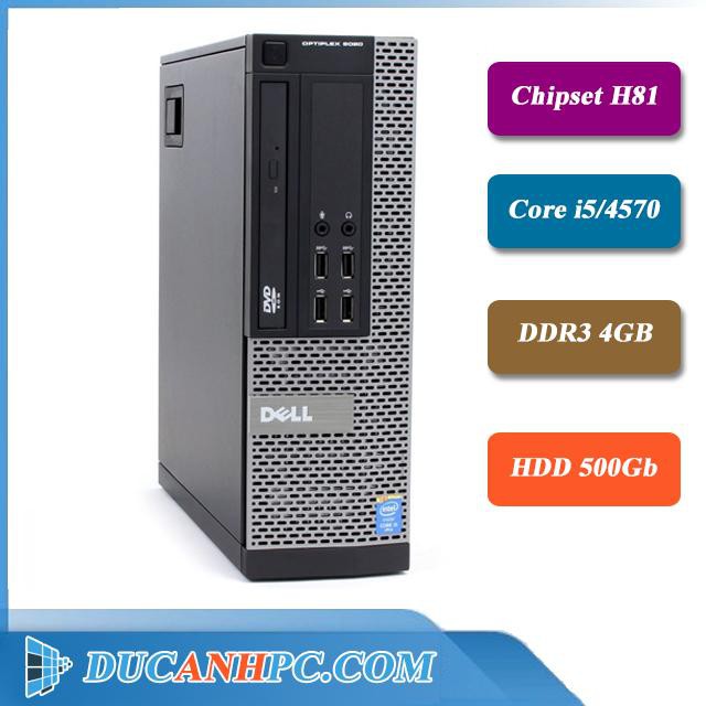 Cay May Tinh Dell - DUCANHPC - Cây Đồng Bộ Dell Optiplex 3020 (Core i5 4570/ 4G / HDD 500) - Bảo hành 12T- Tặng USB Wifi