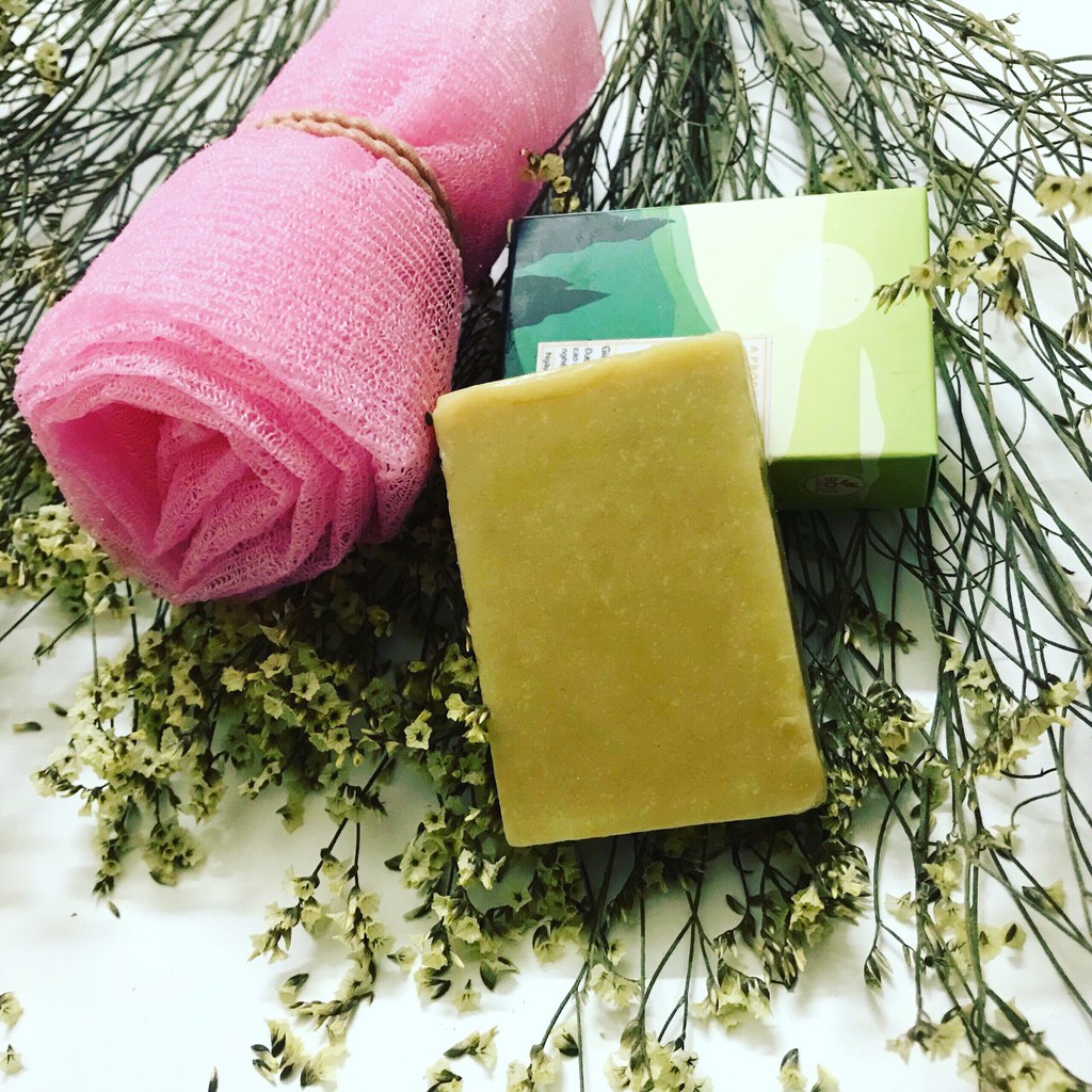 🔥🔥🔥 Combo trị thâm cho da mụn: Xà bông Dalaksa Nghệ mật ong và Miếng tắm chà lưng | BigBuy360 - bigbuy360.vn