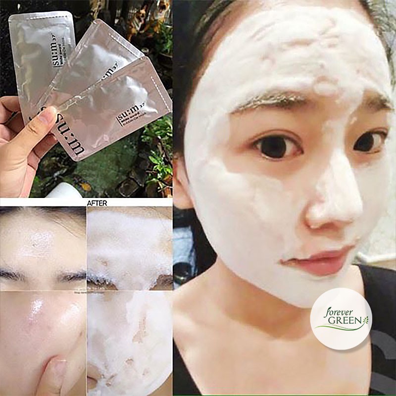 Mặt nạ thải độc da Su:m 37 White Award Bubble-De Mask 2ml_FG083