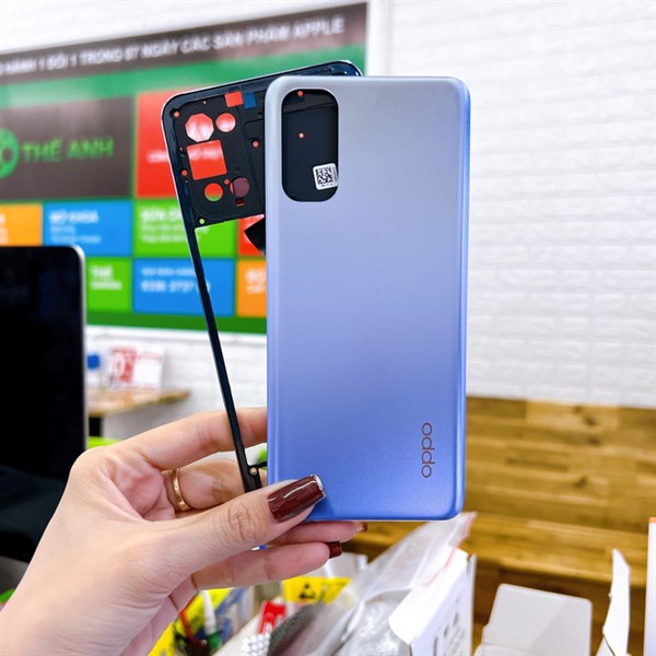 Blacket Nắp lưng + benzen Oppo Reno 4 zin đẹp gói hàng kỹ, hàng như hình