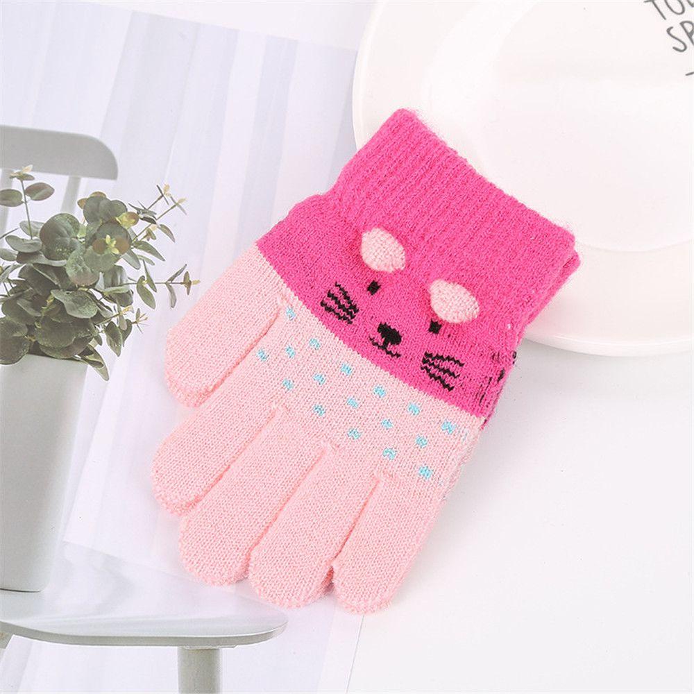 ROSE Găng Tay Dày Dặn Dễ Thương Cho Bé 0-3 Tuổi