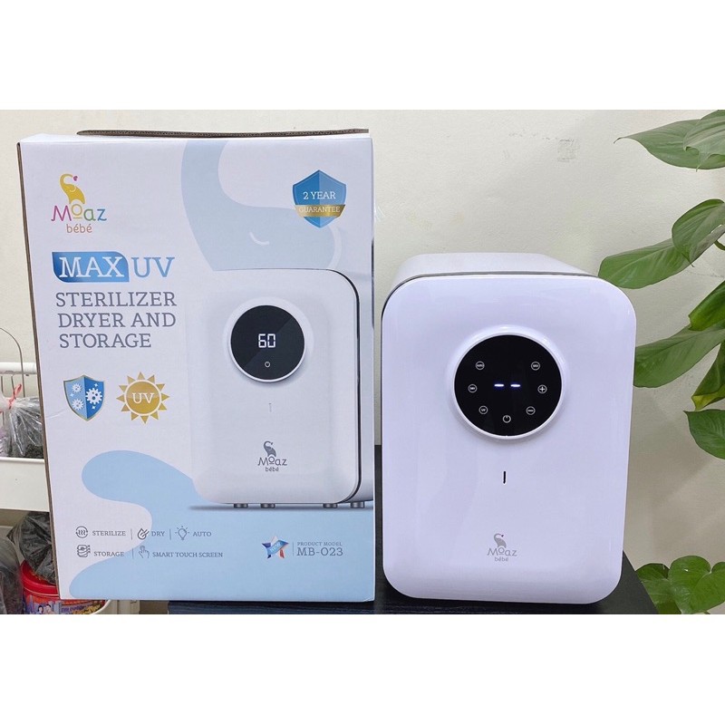 [Mã MKBC166 giảm 100K đơn 1tr3] Máy Tiệt Trùng Moaz BeBe UV MB023 Bảo Hành 24 Tháng