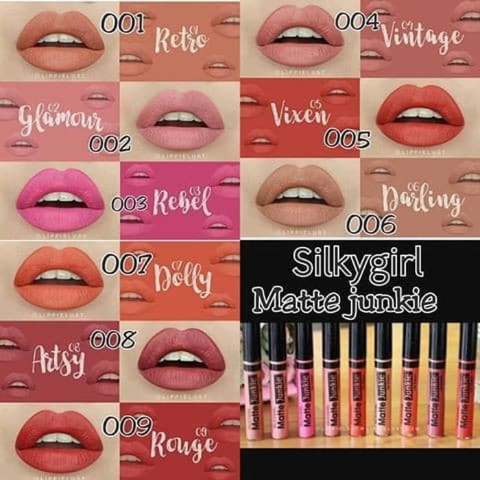(Hàng Mới Về) Son Kem Lì Junkie Mềm Mượt Như Lụa Giá Rẻ Cho Nữ | BigBuy360 - bigbuy360.vn