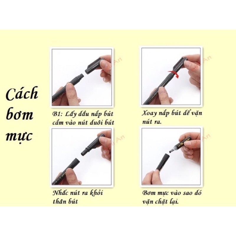 Bút luyện viết chữ Hán luyện thư pháp, chữ Hàn/ Nhật - bút lông tập viết chữ Trung Quốc, vẽ tranh