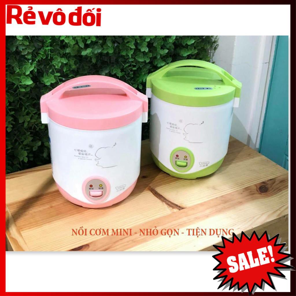 Nồi cơm điện, Nồi cơm điện mini Bamboo Cat dung tích 1 lít cực kỳ tiện dụng cho gia đình ít người