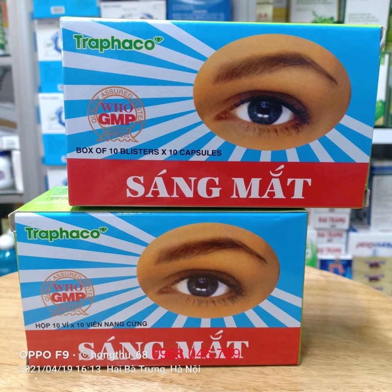 Sáng mắt Traphaco viên uống bổ sung vitamin và dưỡng chất giúp sáng mắt