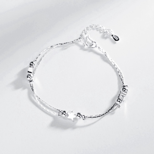 Lắc chân, lắc tay bạc ITALIA S925 ( có khắc dấu s925) hình ngôi sao | BigBuy360 - bigbuy360.vn