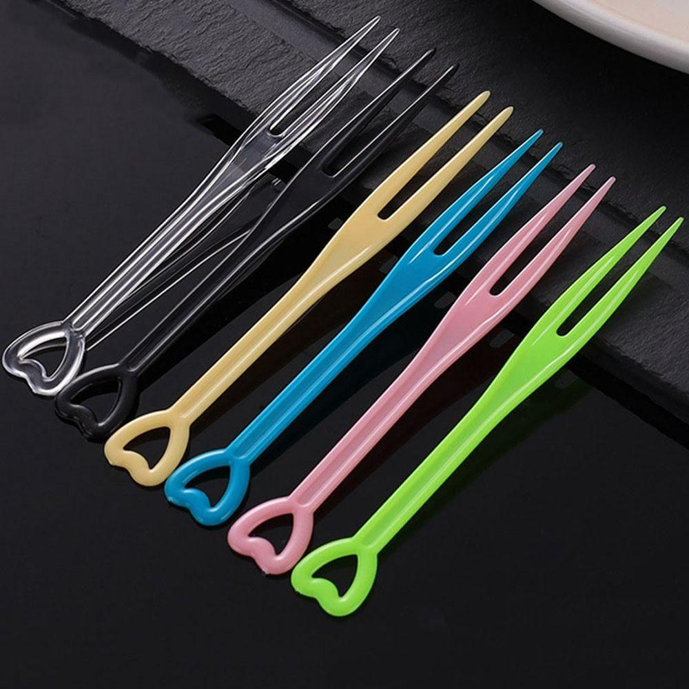 MOCHO Nĩa Ăn Trái Cây / Tráng Miệng Mini Bằng Nhựa Dành Cho Trẻ Em