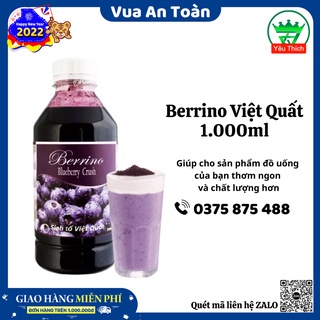 Sinh Tố Berrino Việt Quất 1 Lít