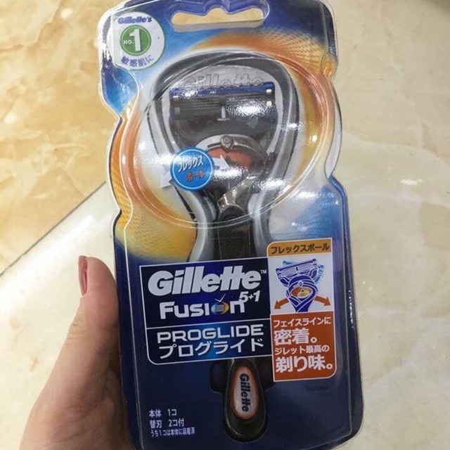 Dao cạo râu 5 lưỡi Gillette Fusion Nhật Bản