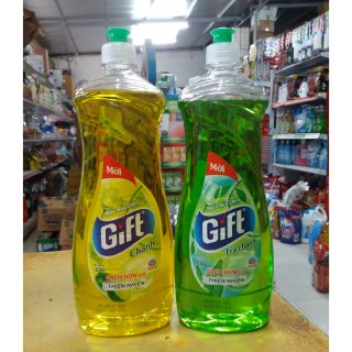 Nước rửa chén Gift hương chanh và trà xanh 800g.