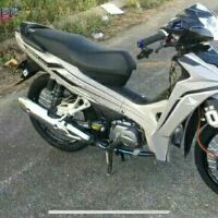 Tem trùm honda Blade đen bạc cực chất