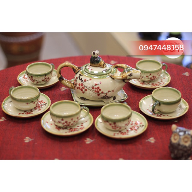 Bộ ấm trà con trâu