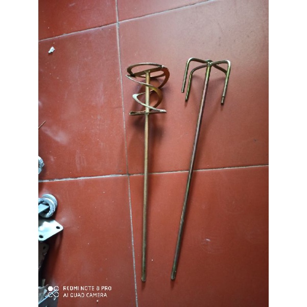 Gậy quấy sơn, quấy bột trét chân mũi khoan, chân ren
